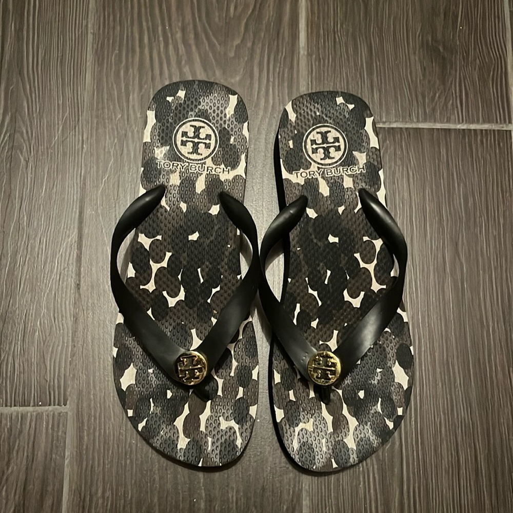 Tory Burch wedge sandal flip flops